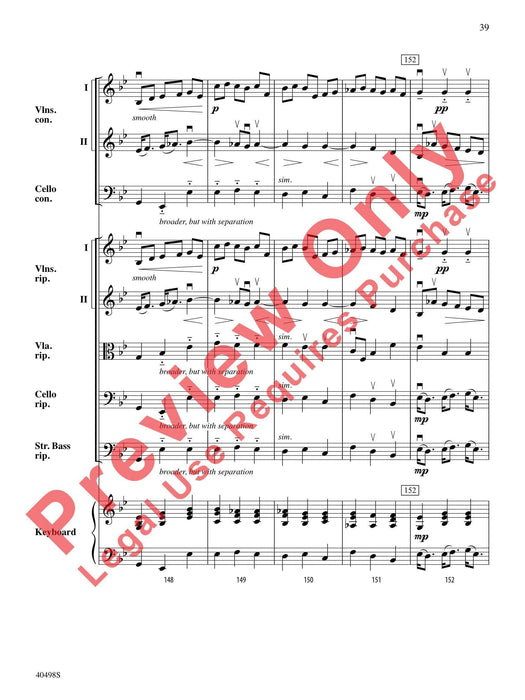 Musette from Concerto Grosso No. 6 Op. 6, No. 6 韓德爾 大協奏曲 總譜 | 小雅音樂 Hsiaoya Music