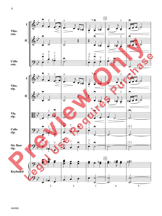 Musette from Concerto Grosso No. 6 Op. 6, No. 6 韓德爾 大協奏曲 總譜 | 小雅音樂 Hsiaoya Music