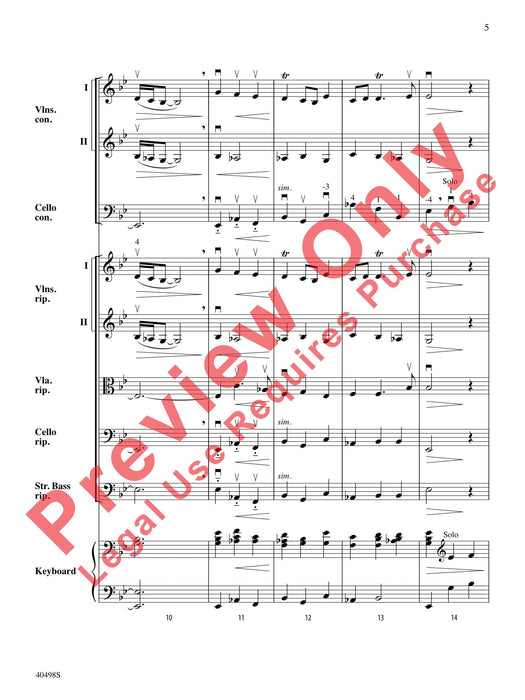 Musette from Concerto Grosso No. 6 Op. 6, No. 6 韓德爾 大協奏曲 總譜 | 小雅音樂 Hsiaoya Music