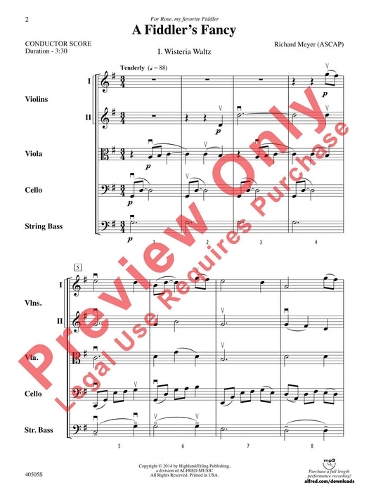 A Fiddler's Fancy 幻想曲 總譜 | 小雅音樂 Hsiaoya Music