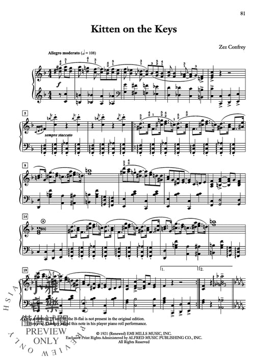 Zez Confrey at the Piano 鋼琴 | 小雅音樂 Hsiaoya Music