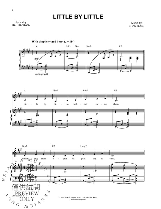 Little by Little: Piano/Vocal Selections 鋼琴 | 小雅音樂 Hsiaoya Music