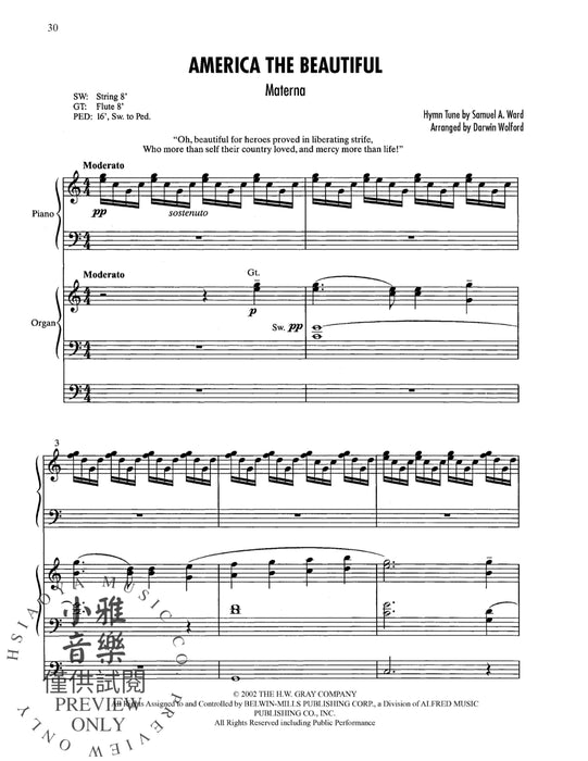 Sunday Morning Organist, Volume 8: Organ & Piano Hymn Duos 管風琴 管風琴 鋼琴讚美歌二重奏 | 小雅音樂 Hsiaoya Music