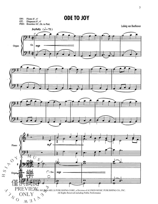 Sunday Morning Organist, Volume 10: Organ & Piano Wedding Duos 管風琴 管風琴 鋼琴 二重奏 | 小雅音樂 Hsiaoya Music