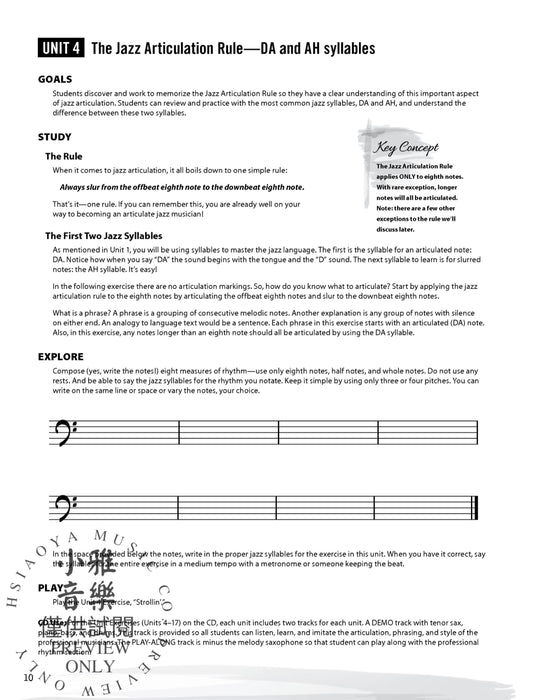 The Articulate Jazz Musician Mastering the Language of Jazz 爵士音樂 | 小雅音樂 Hsiaoya Music
