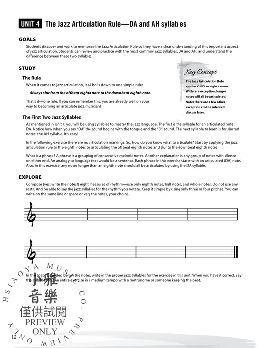 The Articulate Jazz Musician Mastering the Language of Jazz 爵士音樂 | 小雅音樂 Hsiaoya Music