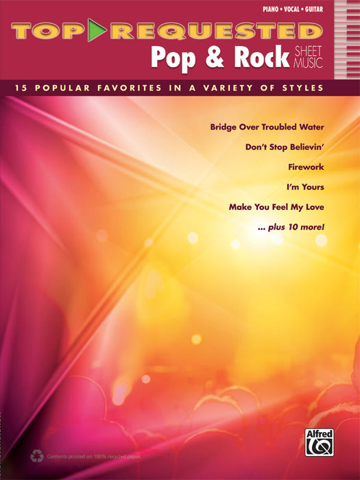 Top-Requested Pop & Rock Sheet Music 15 Popular Favorites in a Variety of Styles | 小雅音樂 Hsiaoya Music