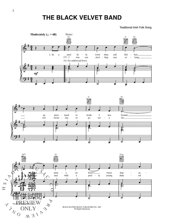 Top-Requested Irish Sheet Music 21 Popular and Traditional Favorites | 小雅音樂 Hsiaoya Music