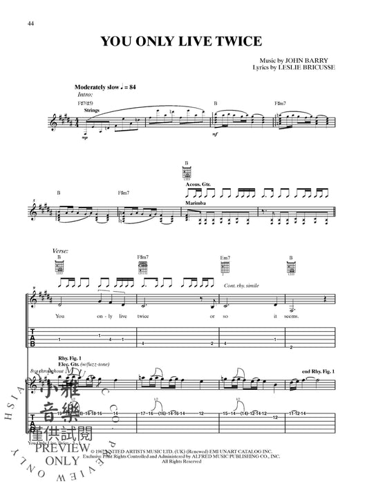 James Bond 007: Collection for Guitar 吉他 | 小雅音樂 Hsiaoya Music