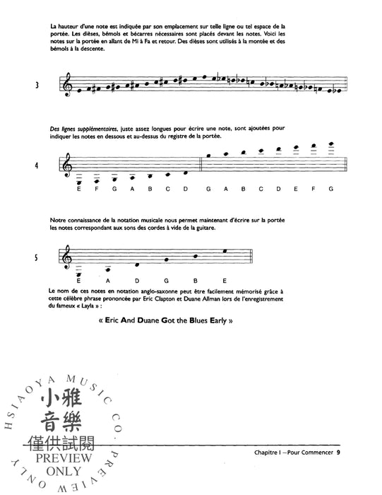 Blues Guitar Debutante [Beginning Blues Guitar] Methode Complete de Guitare Electrique Blues [The Complete Electric Blues Guitar Method] 藍調吉他 藍調吉他 藍調吉他 | 小雅音樂 Hsiaoya Music