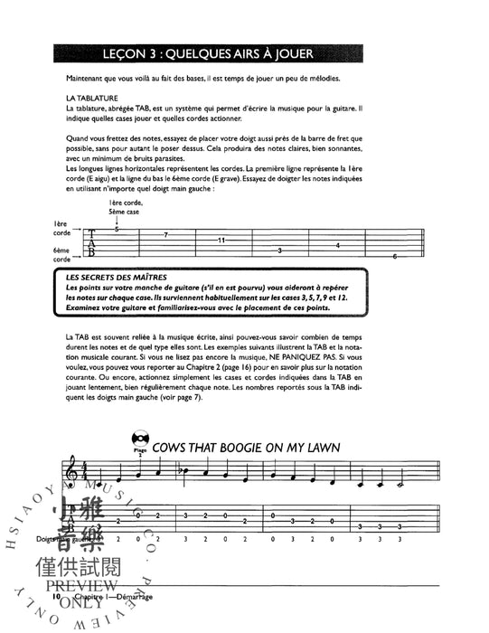 Guitare Acoustique Debutante [Beginning Acoustic Guitar] Methode Complete de Guitare Acoustique [The Complete Acoustic Guitar Method] 吉他 | 小雅音樂 Hsiaoya Music