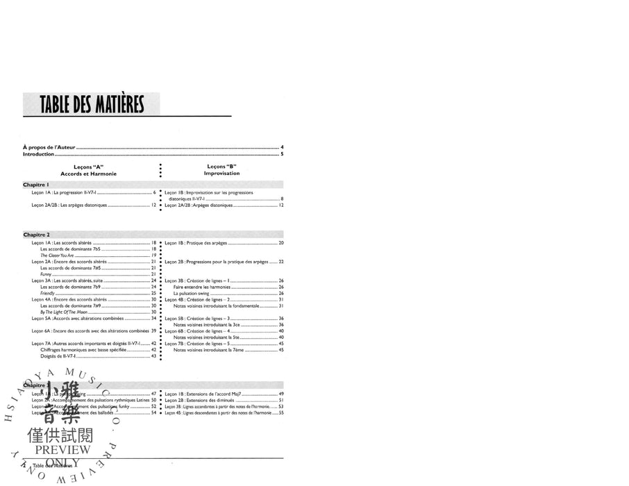 Guitare Jazz Moyen [Intermediate Jazz Guitar] Methode Complete de Guitare Jazz [The Complete Jazz Guitar Method] 吉他爵士音樂 | 小雅音樂 Hsiaoya Music