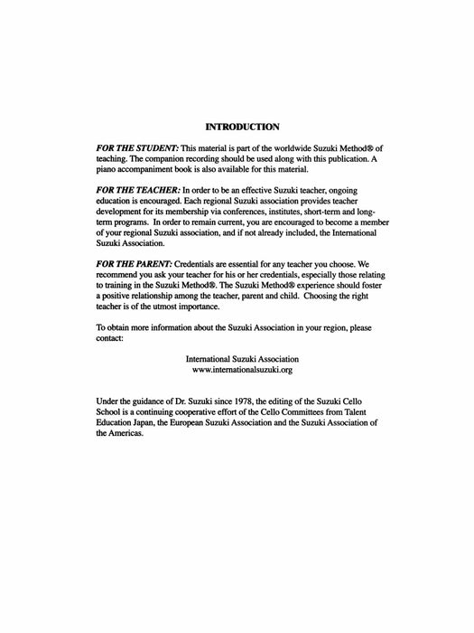 Suzuki Cello School, Volume 7 International Edition 大提琴 | 小雅音樂 Hsiaoya Music