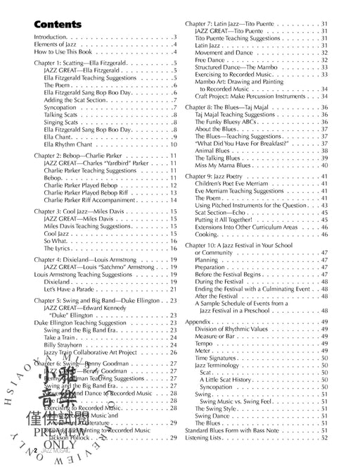 Jazz Mosaic Jazz Activities for the Early Childhood Classroom 爵士音樂爵士音樂 | 小雅音樂 Hsiaoya Music