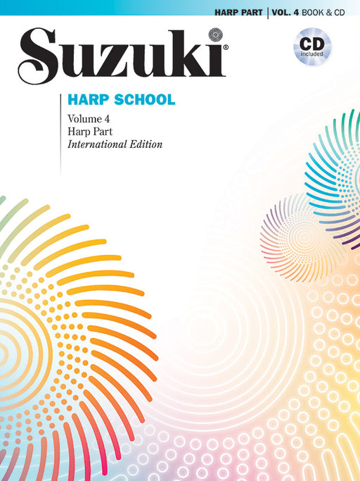 Suzuki Harp School Harp Part & CD, Volume 4 International Edition 豎琴豎琴 | 小雅音樂 Hsiaoya Music