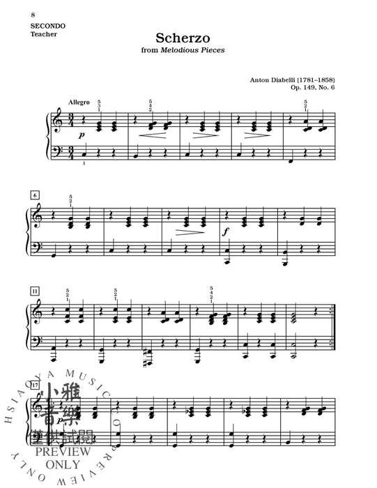 Masterwork Classics Duets, Level 2 A Graded Collection of Teacher-Student Piano Duets by Master Composers 二重奏 鋼琴 二重奏 | 小雅音樂 Hsiaoya Music