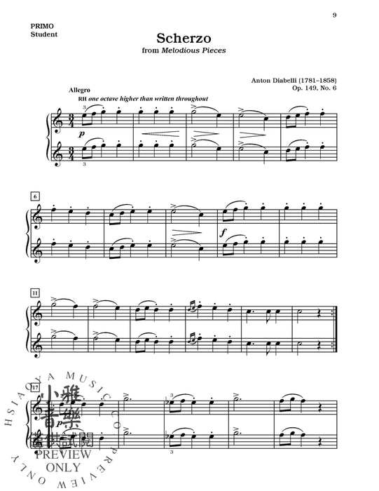 Masterwork Classics Duets, Level 2 A Graded Collection of Teacher-Student Piano Duets by Master Composers 二重奏 鋼琴 二重奏 | 小雅音樂 Hsiaoya Music