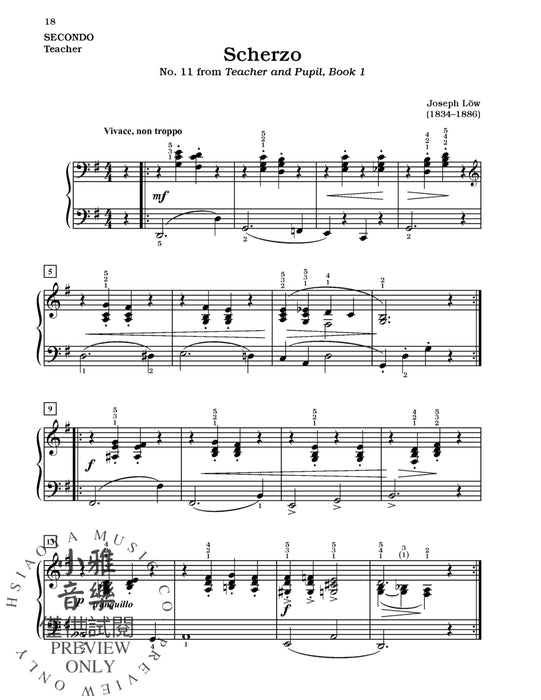 Masterwork Classics Duets, Level 2 A Graded Collection of Teacher-Student Piano Duets by Master Composers 二重奏 鋼琴 二重奏 | 小雅音樂 Hsiaoya Music