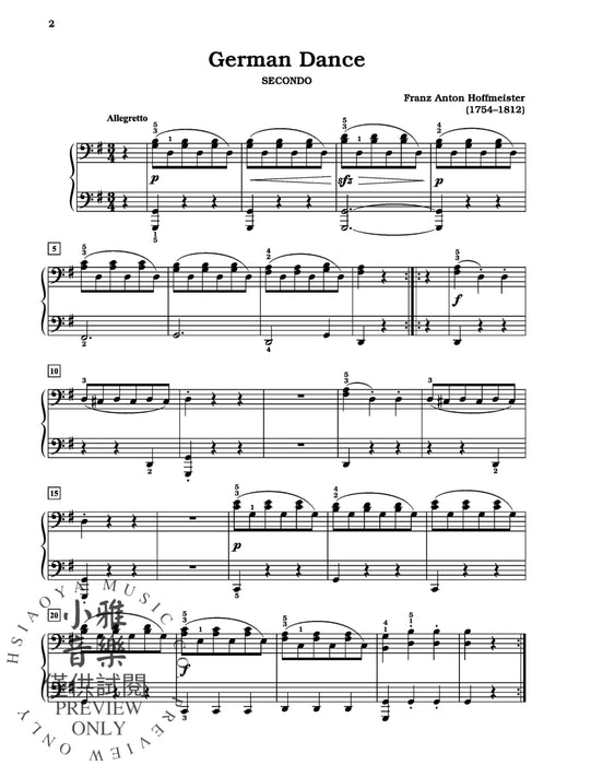 Masterwork Classics Duets, Level 3 A Graded Collection of Piano Duets by Master Composers 二重奏 鋼琴 二重奏 | 小雅音樂 Hsiaoya Music