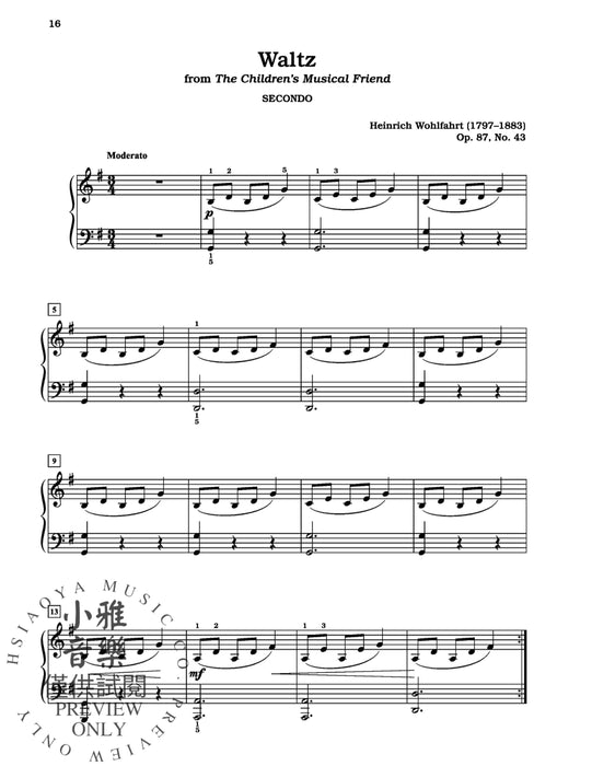 Masterwork Classics Duets, Level 3 A Graded Collection of Piano Duets by Master Composers 二重奏 鋼琴 二重奏 | 小雅音樂 Hsiaoya Music