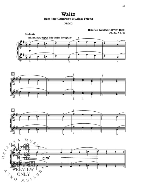 Masterwork Classics Duets, Level 3 A Graded Collection of Piano Duets by Master Composers 二重奏 鋼琴 二重奏 | 小雅音樂 Hsiaoya Music