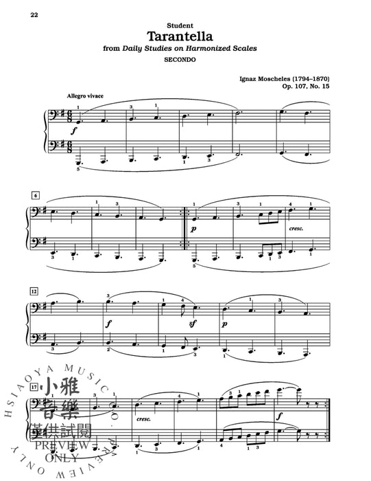 Masterwork Classics Duets, Level 4 A Graded Collection of Piano Duets by Master Composers 二重奏 鋼琴 二重奏 | 小雅音樂 Hsiaoya Music