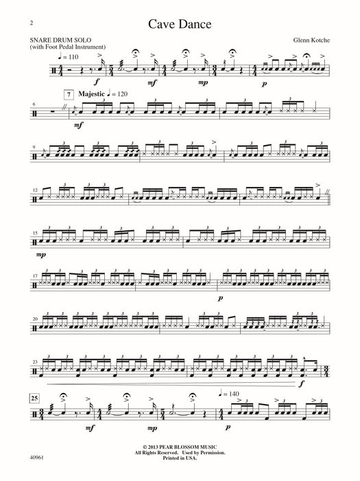 Cave Dance Snare Drum Solo with Foot Pedal Instrument 舞曲 鼓獨奏 樂器 | 小雅音樂 Hsiaoya Music