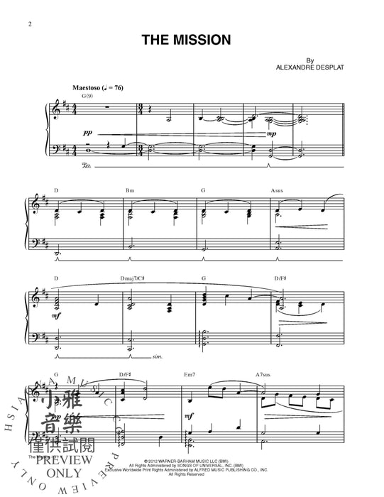 Argo: Sheet Music Selections from the Original Motion Picture Soundtrack | 小雅音樂 Hsiaoya Music