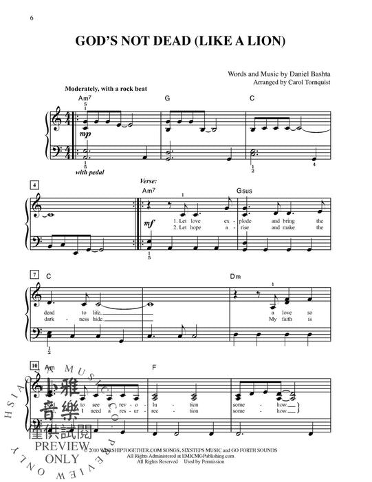 2013 Greatest Christian Hits Sheet Music for the Year's Most Popular Songs | 小雅音樂 Hsiaoya Music