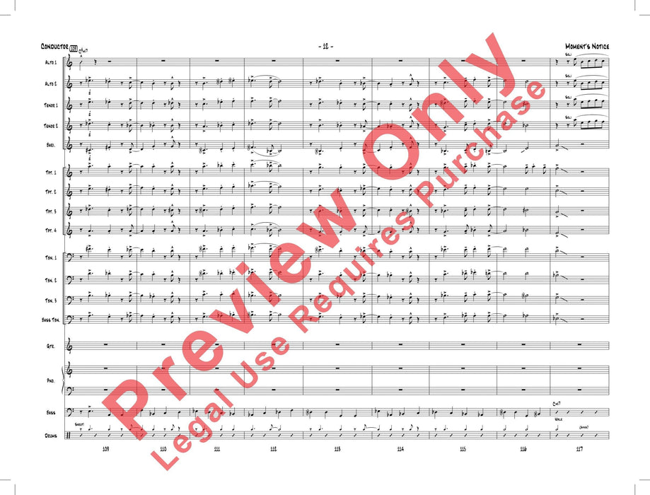 Moment's Notice 總譜 | 小雅音樂 Hsiaoya Music