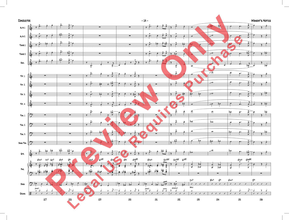 Moment's Notice 總譜 | 小雅音樂 Hsiaoya Music