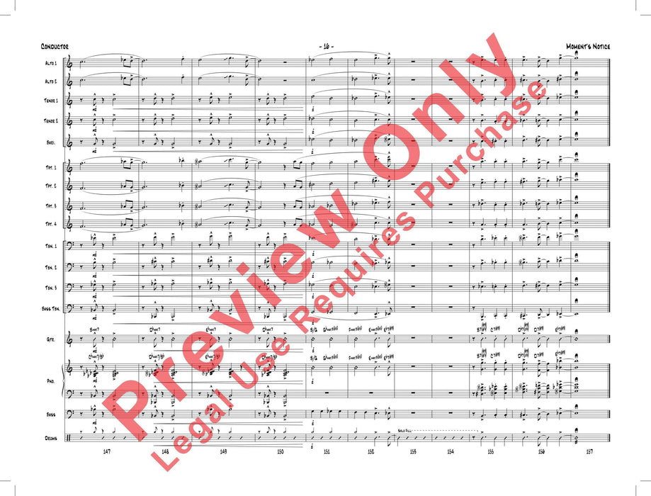 Moment's Notice 總譜 | 小雅音樂 Hsiaoya Music