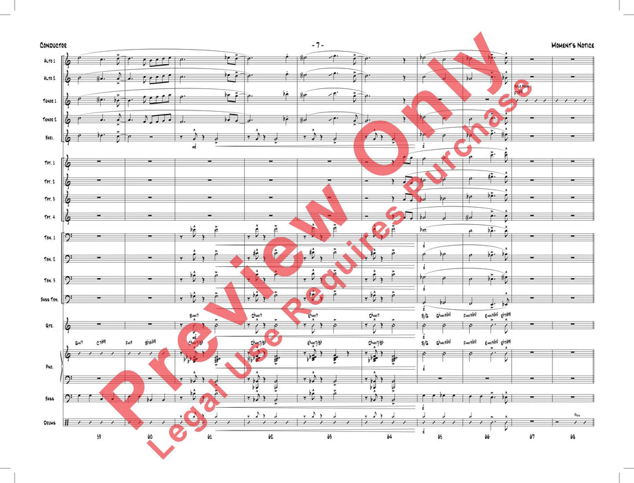 Moment's Notice 總譜 | 小雅音樂 Hsiaoya Music