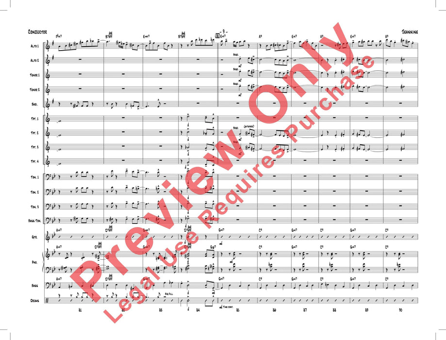 Jeannine 總譜 | 小雅音樂 Hsiaoya Music