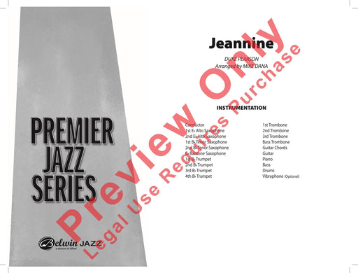 Jeannine 總譜 | 小雅音樂 Hsiaoya Music