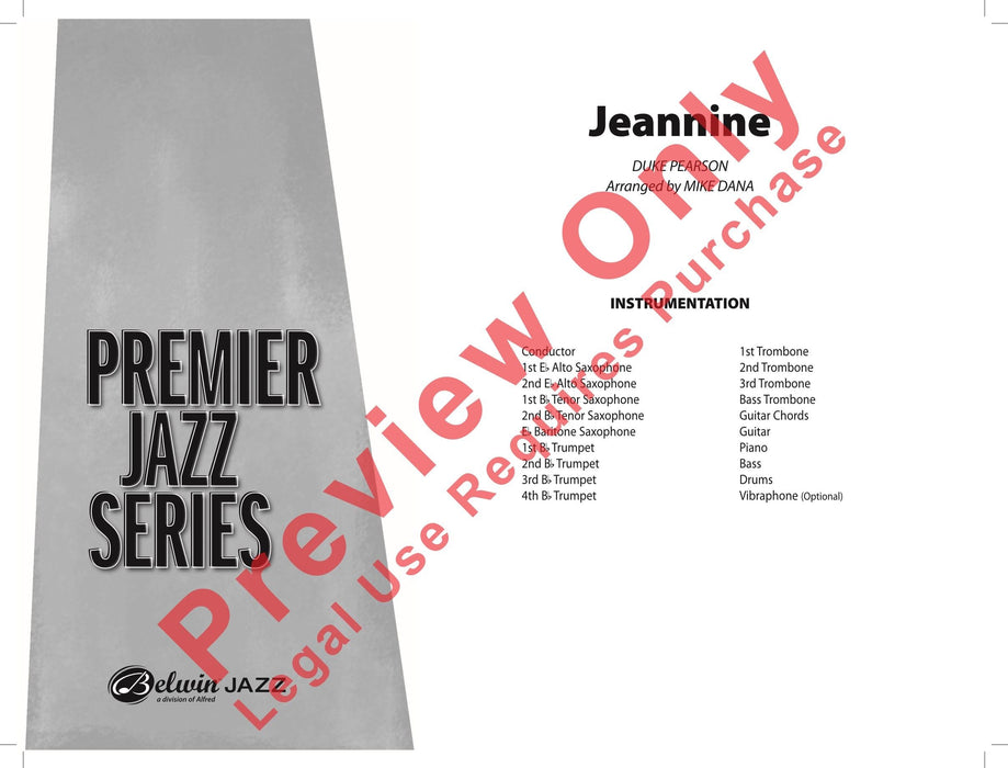 Jeannine 總譜 | 小雅音樂 Hsiaoya Music