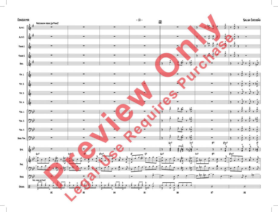 Salsa Caribeña 總譜 | 小雅音樂 Hsiaoya Music