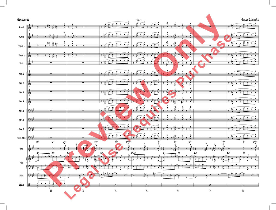 Salsa Caribeña 總譜 | 小雅音樂 Hsiaoya Music