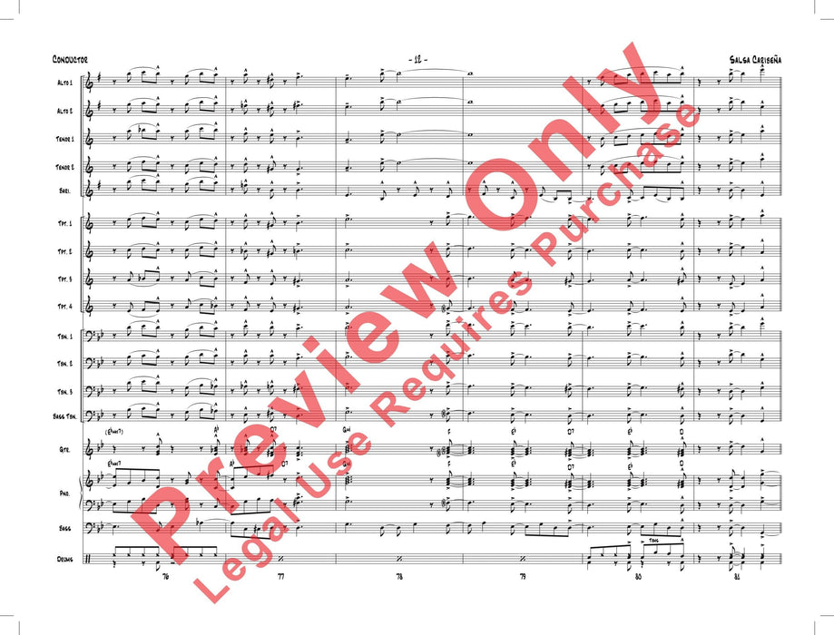 Salsa Caribeña 總譜 | 小雅音樂 Hsiaoya Music