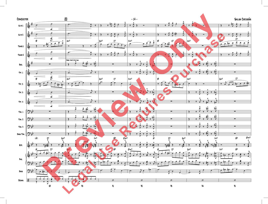 Salsa Caribeña 總譜 | 小雅音樂 Hsiaoya Music