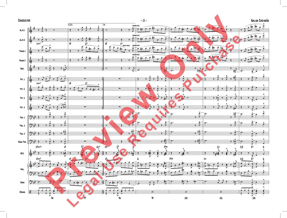Salsa Caribeña 總譜 | 小雅音樂 Hsiaoya Music