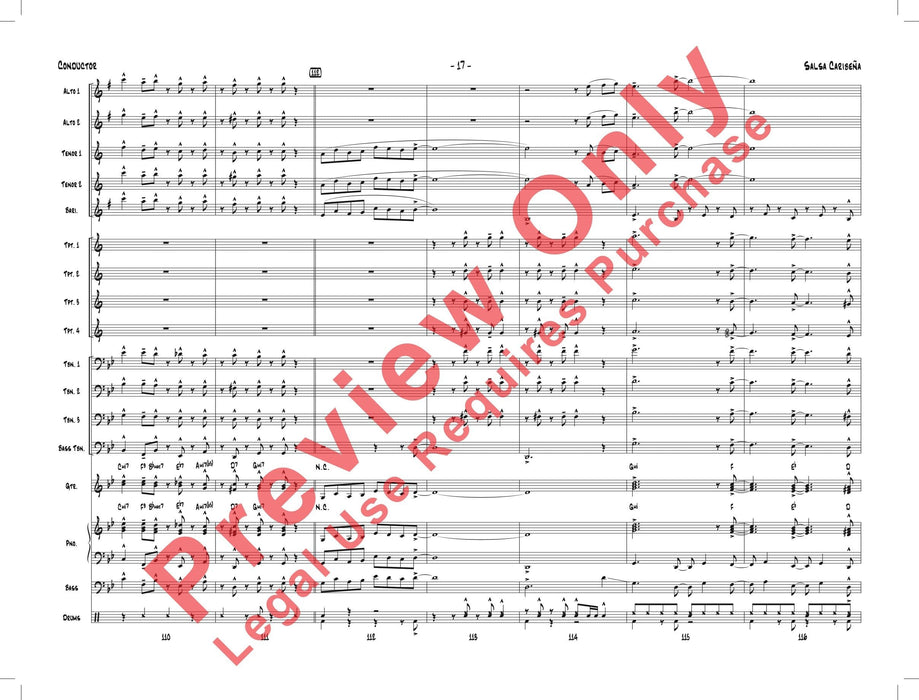 Salsa Caribeña 總譜 | 小雅音樂 Hsiaoya Music