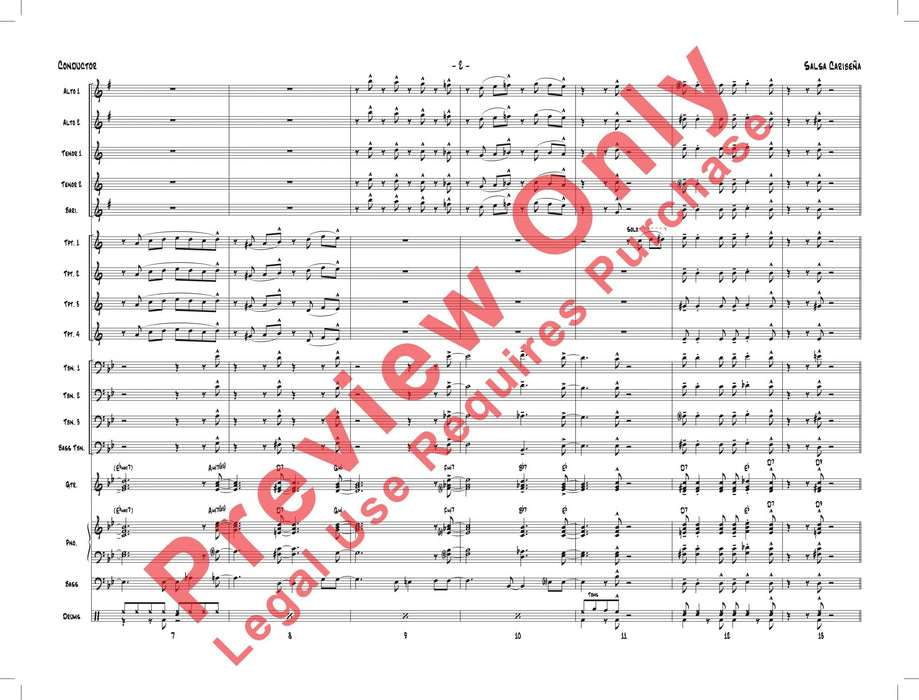 Salsa Caribeña 總譜 | 小雅音樂 Hsiaoya Music