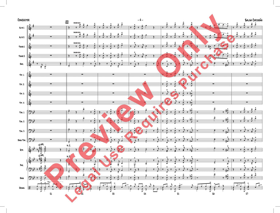 Salsa Caribeña 總譜 | 小雅音樂 Hsiaoya Music
