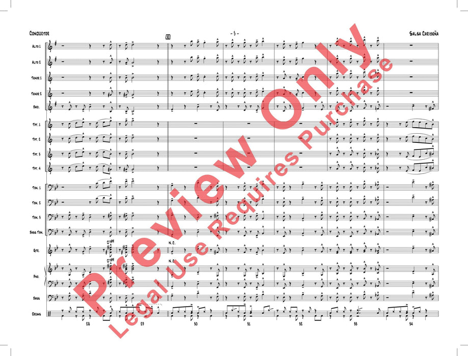 Salsa Caribeña 總譜 | 小雅音樂 Hsiaoya Music