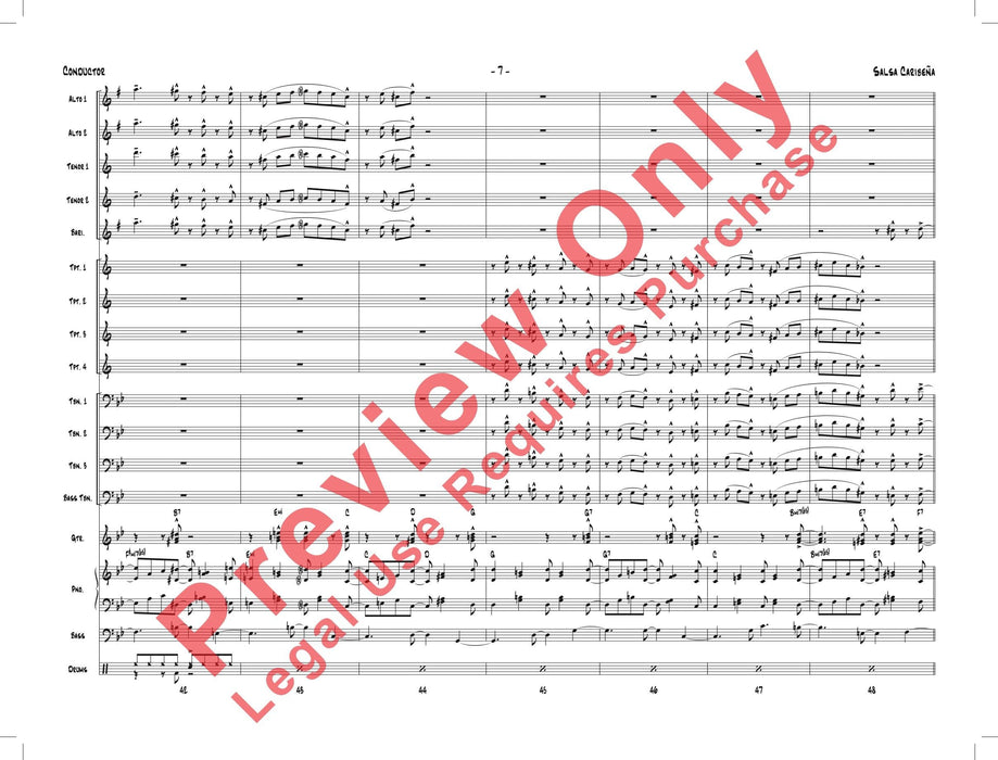 Salsa Caribeña 總譜 | 小雅音樂 Hsiaoya Music