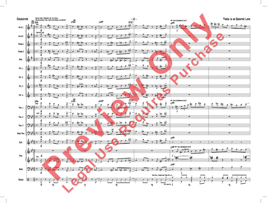 There Is No Greater Love 總譜 | 小雅音樂 Hsiaoya Music