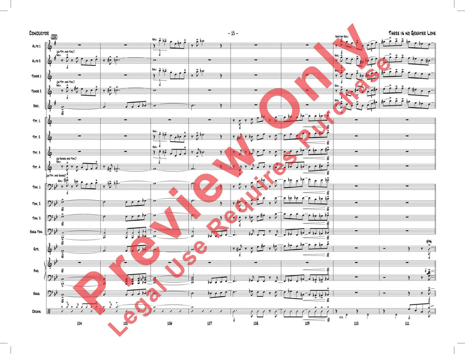 There Is No Greater Love 總譜 | 小雅音樂 Hsiaoya Music