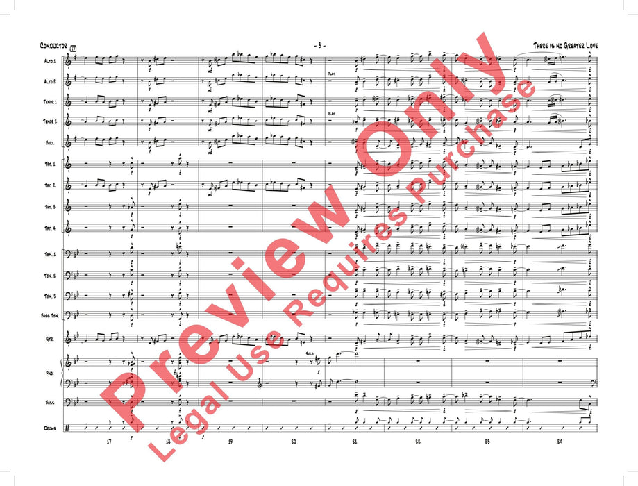 There Is No Greater Love 總譜 | 小雅音樂 Hsiaoya Music