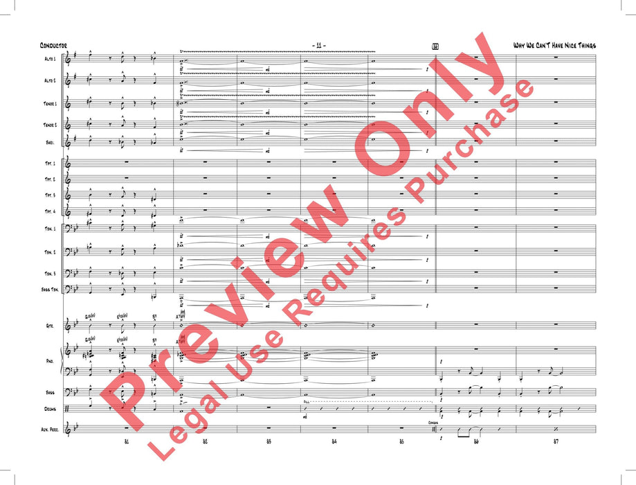 Why We Can't Have Nice Things 總譜 | 小雅音樂 Hsiaoya Music